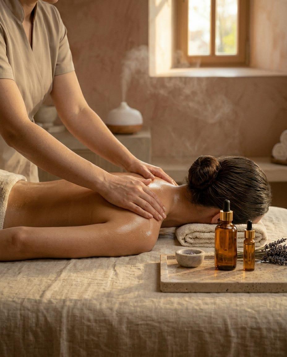 Aromaterapia y masaje profundo
